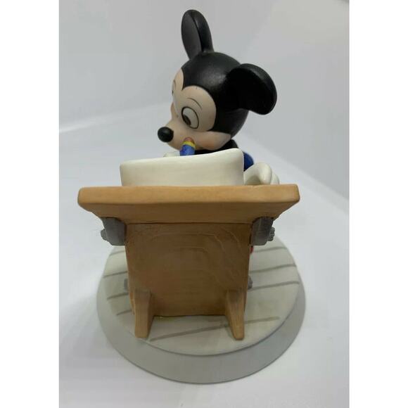 Vintage Mickey Mouse Sketch Artist Disney Figurine Artist drawing Desk - Picture 4 of 10